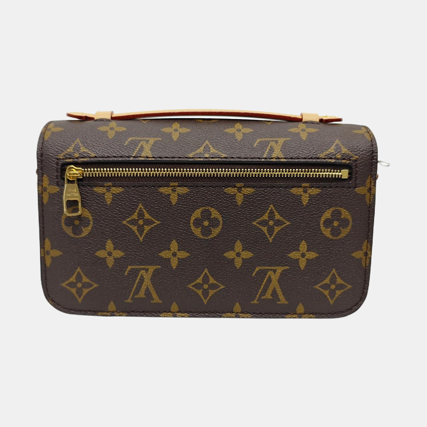 MÉTIS EAST WEST Monogram Coated Canvas Brown