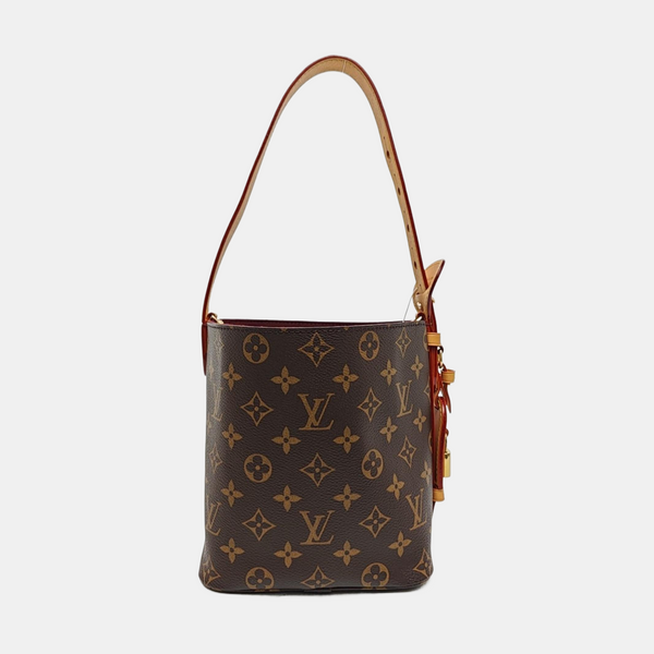 ALL IN Monogram Coated Canvas Brown
