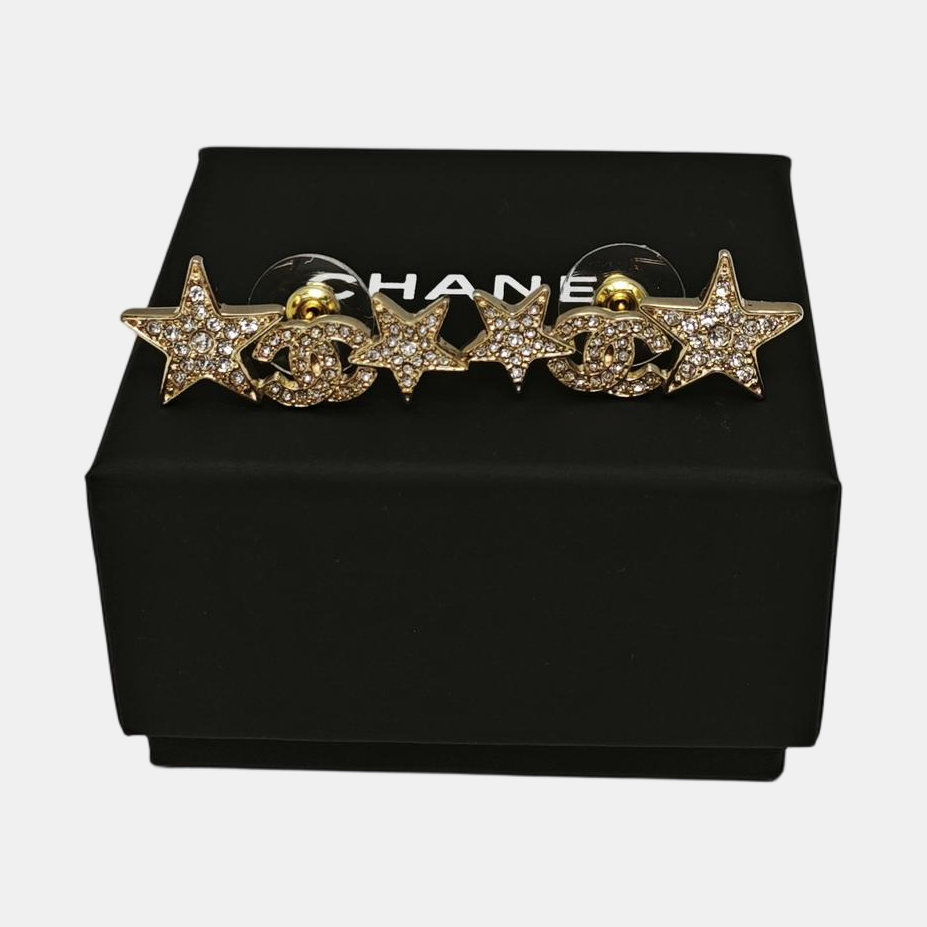 Metal Gold Stud Earrings