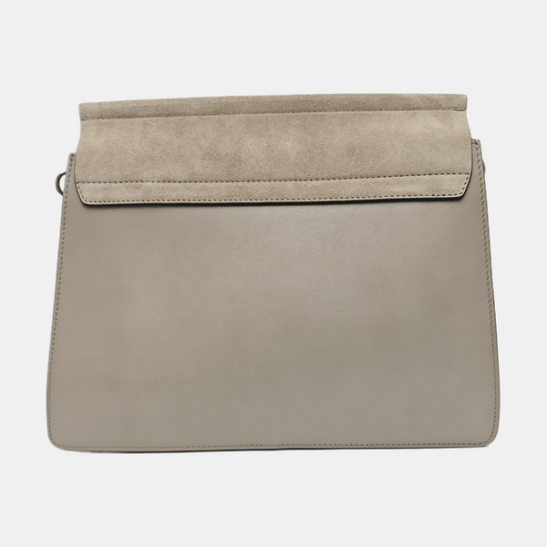 Faye Medium Calfskin Gray