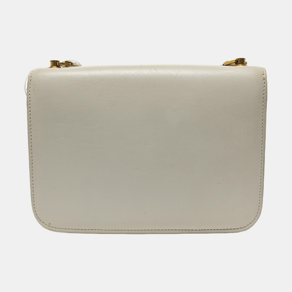 LE CARRÉ Small Calfskin White