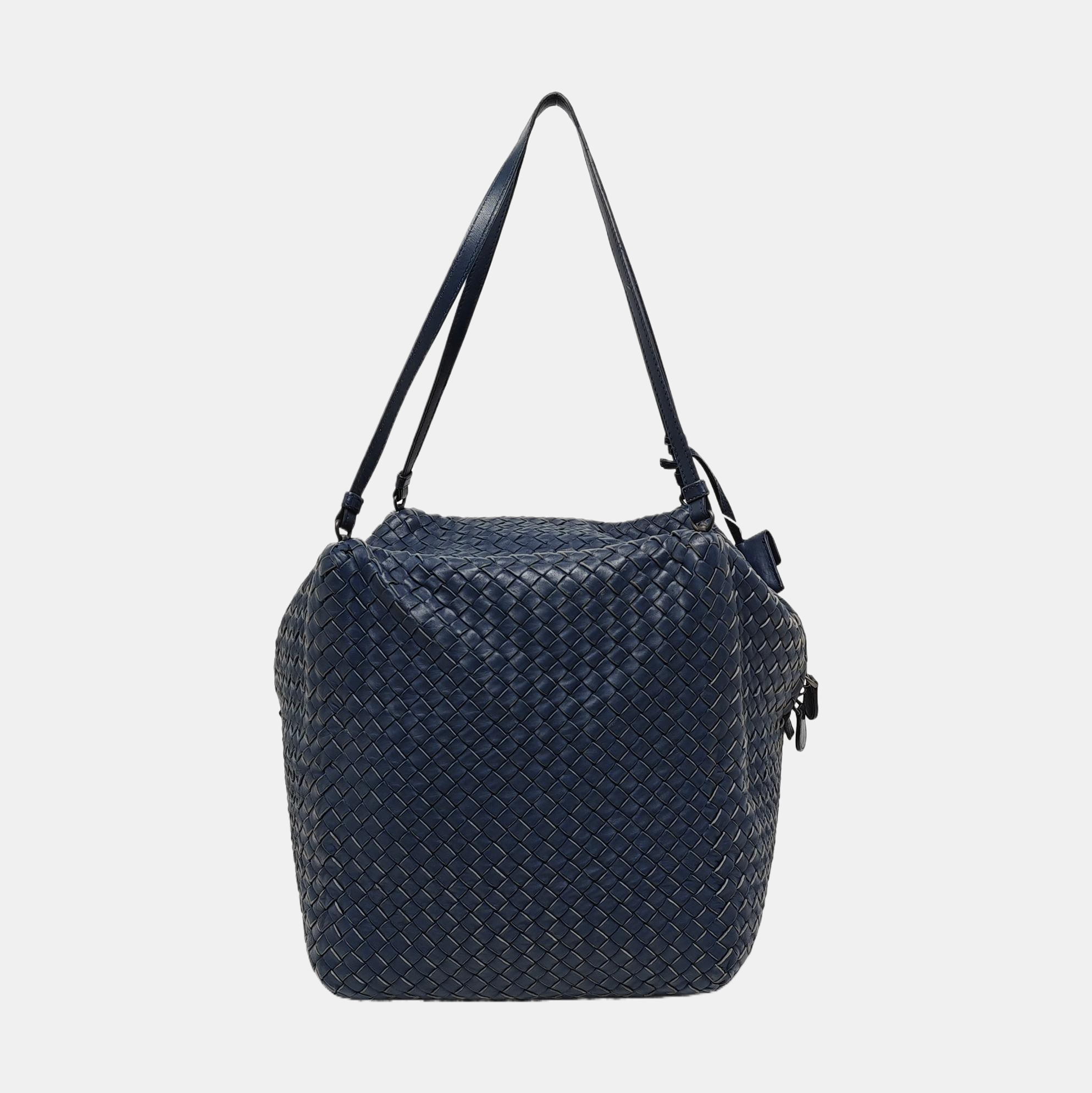 Calfskin Shoulder Bag Blue