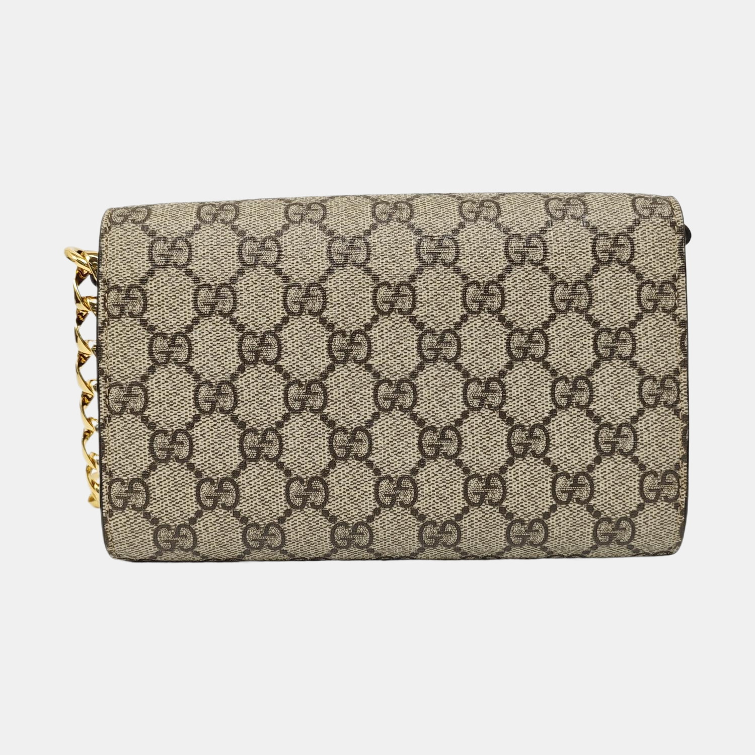 Horsebit 1955 Mini Monogram Coated Canvas Beige
