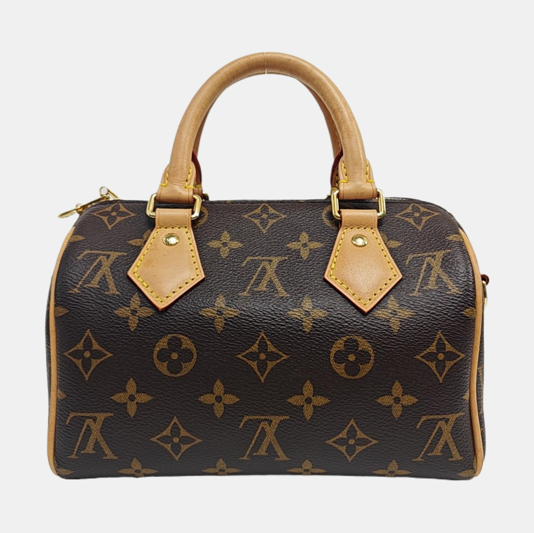 SPEEDY 20 Monogram Coated Canvas Brown