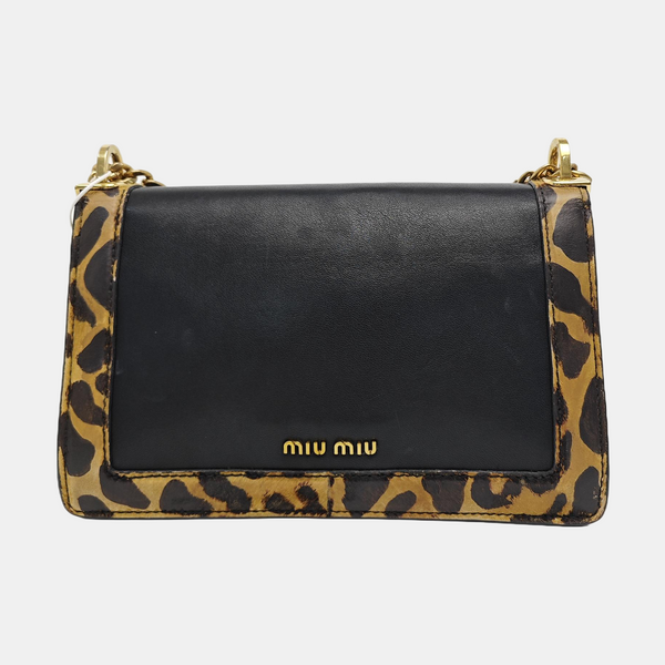 Horsehair Shoulder Bag Brown