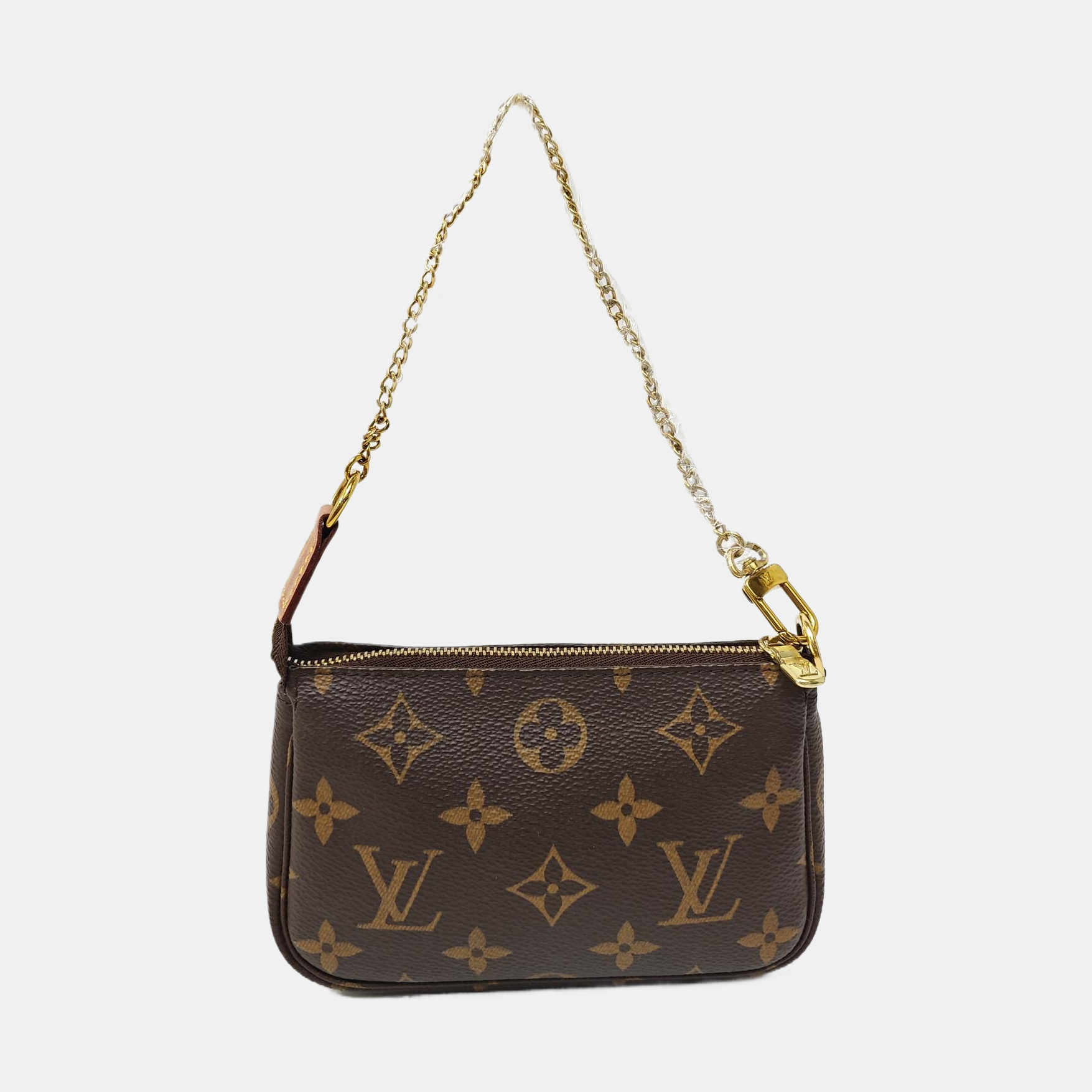 ACCESSOIRES Mini Monogram Coated Canvas Brown