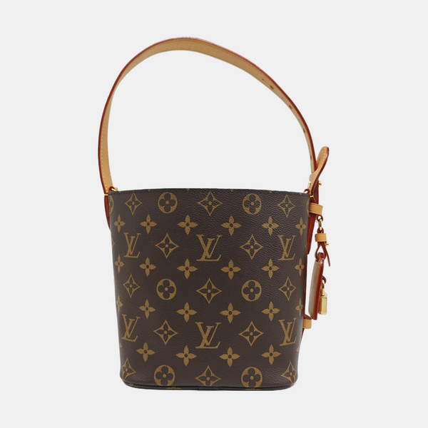 ALL IN Monogram Coated Canvas Brown