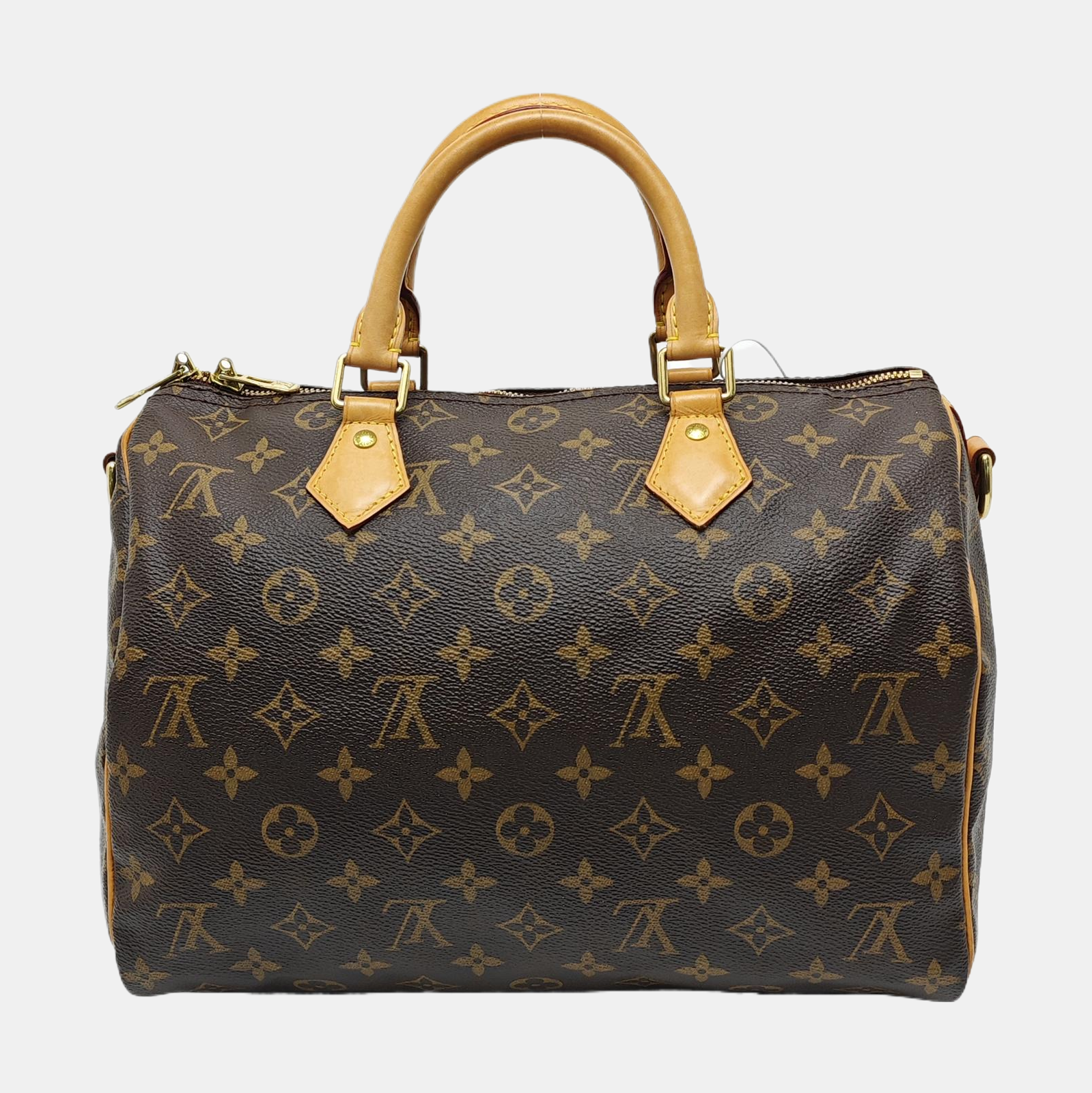 SPEEDY 30 Monogram Coated Canvas Brown