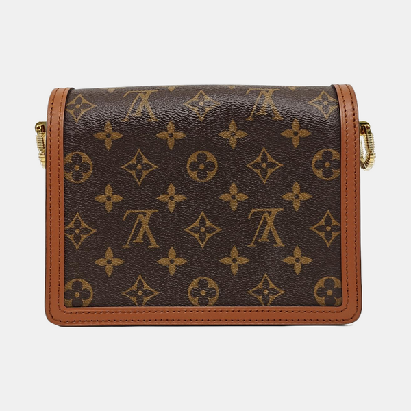 DAUPHINE Mini Monogram Coated Canvas Brown