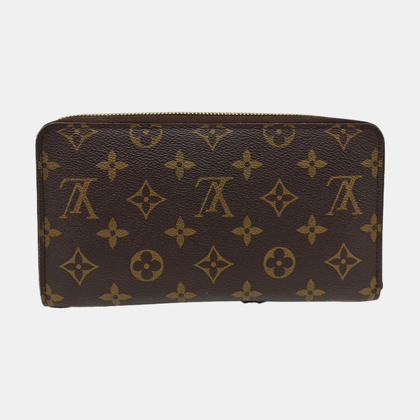 ZIPPY Monogram Coated Canvas Brown Wallet
