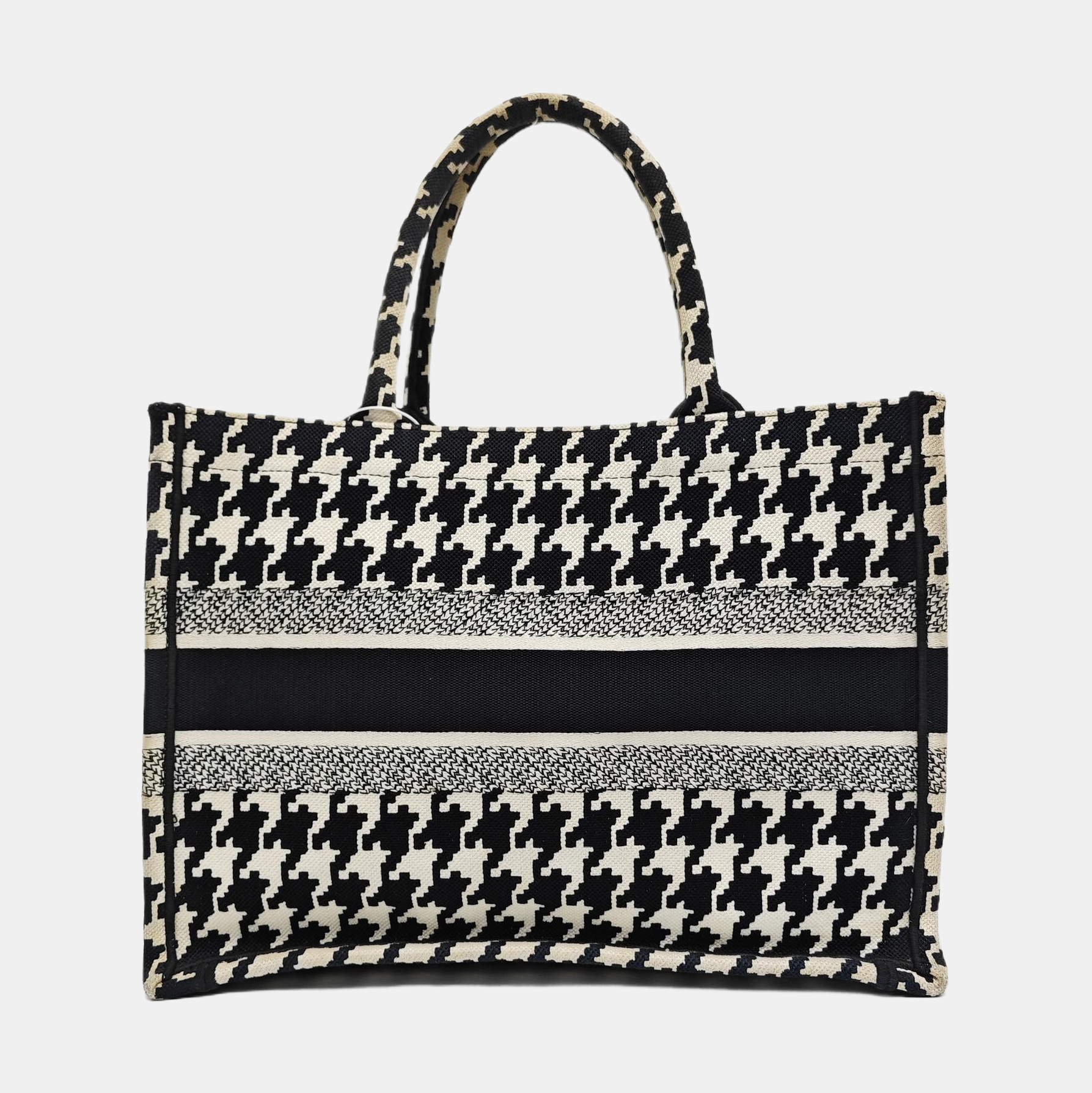 Book Tote Medium Fabric Black