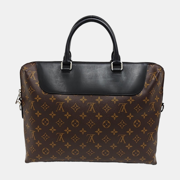 PORTE-DOCUMENTS Monogram Coated Canvas Brown