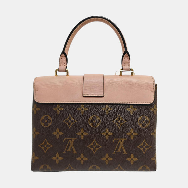 LOCKY BB Monogram Coated Canvas Pink