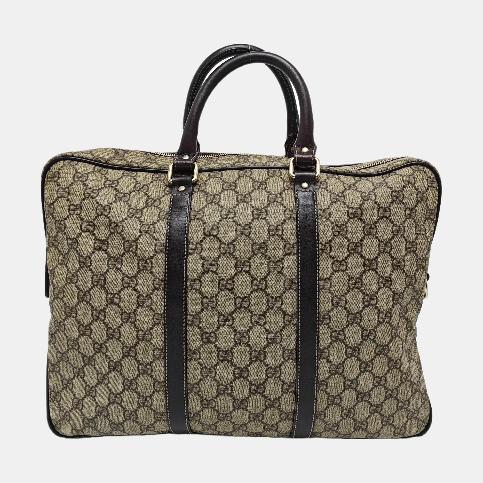 Duffle Monogram Coated Canvas Beige