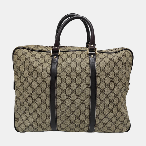 Duffle Monogram Coated Canvas Beige