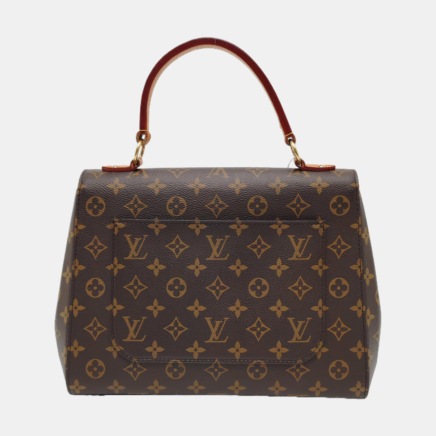 CLUNY BB Monogram Coated Canvas Brown