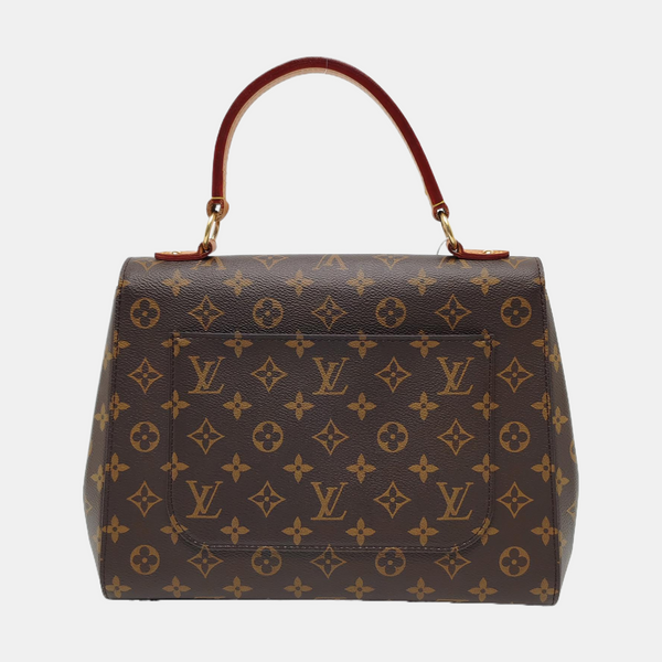 CLUNY BB Monogram Coated Canvas Brown