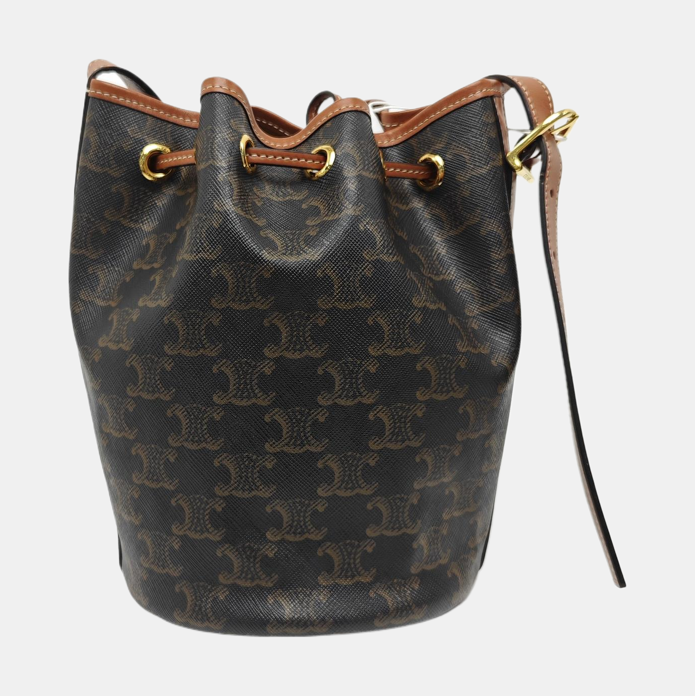 TRIOMPHE CANVAS Small Coated Canvas Brown