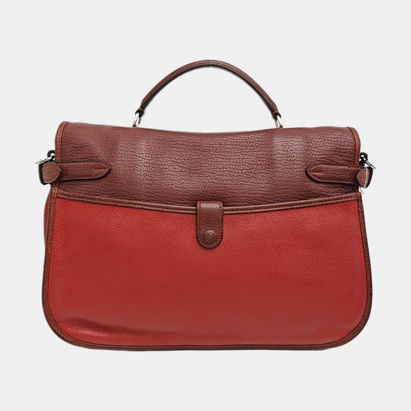 Calfskin Shoulder Bag Red