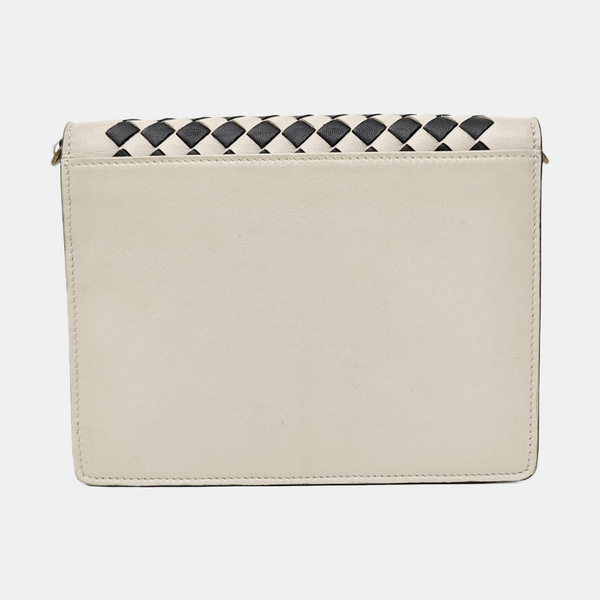 Lambskin Shoulder Bag White