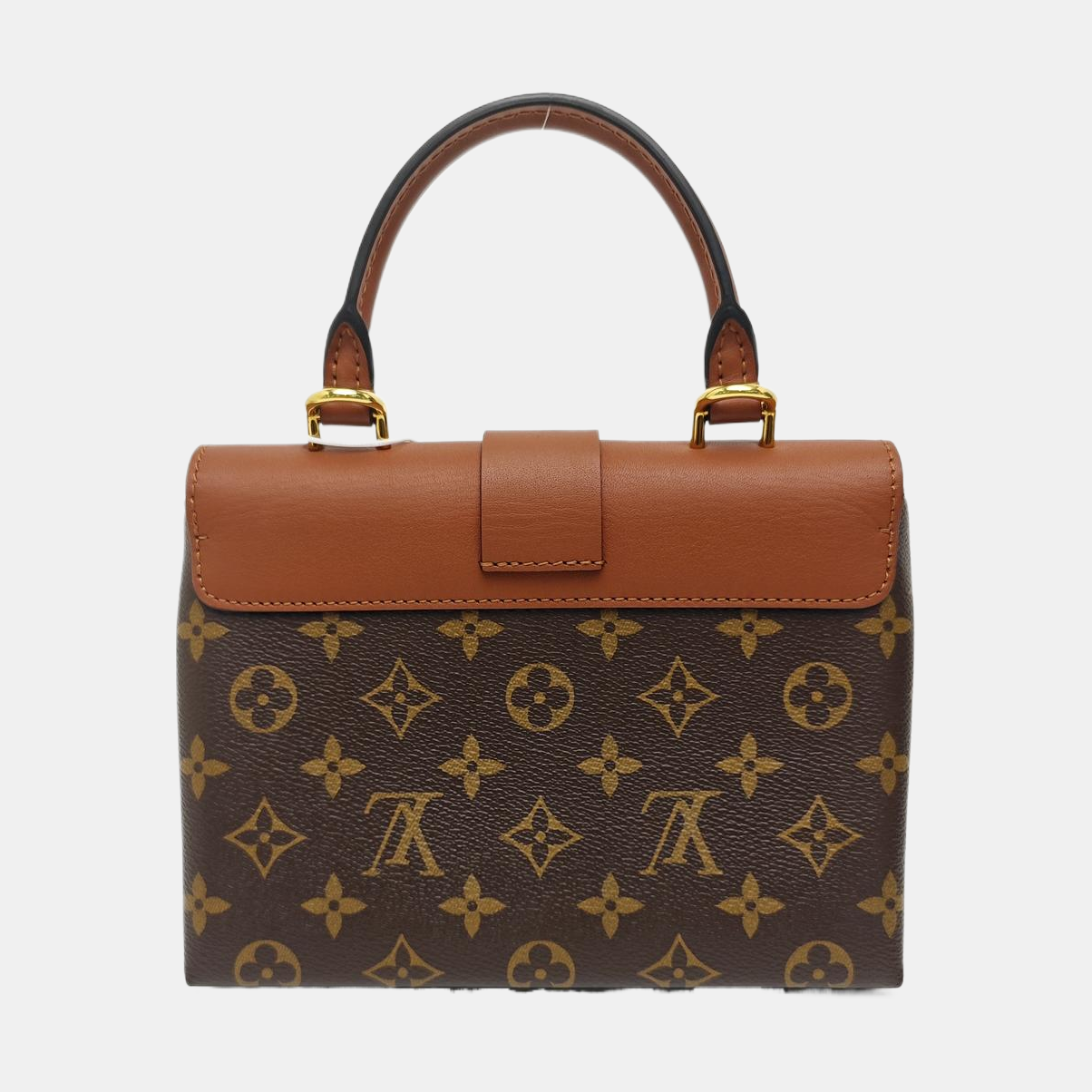 LOCKY BB Monogram Coated Canvas Brown