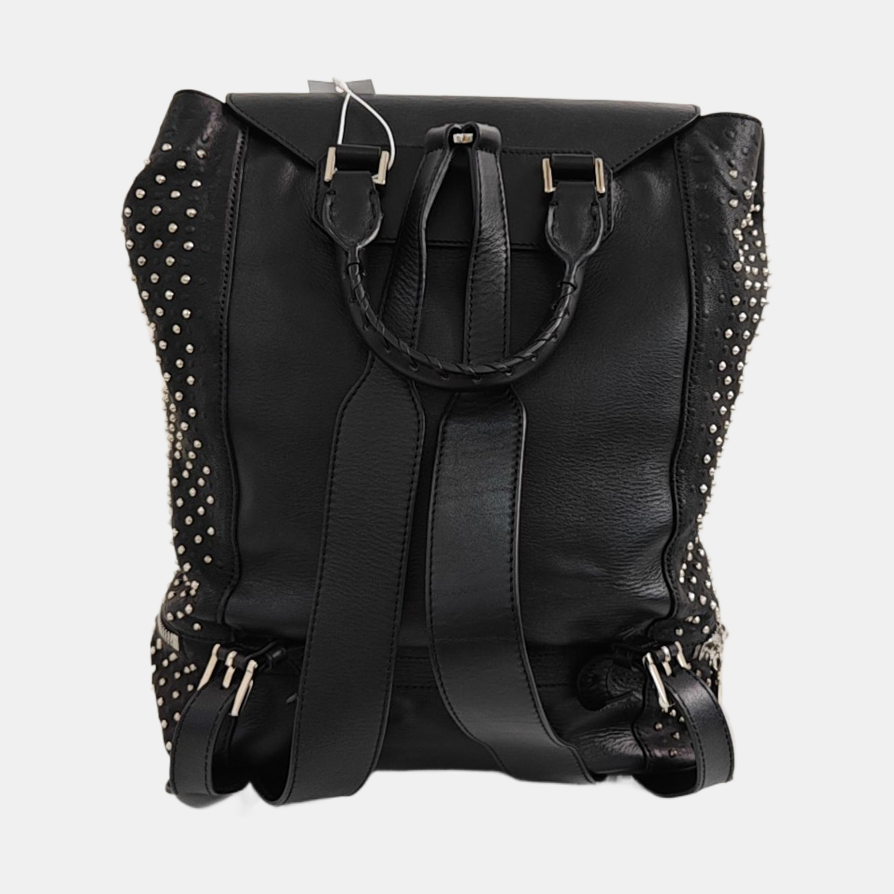 Calfskin Backpack Black