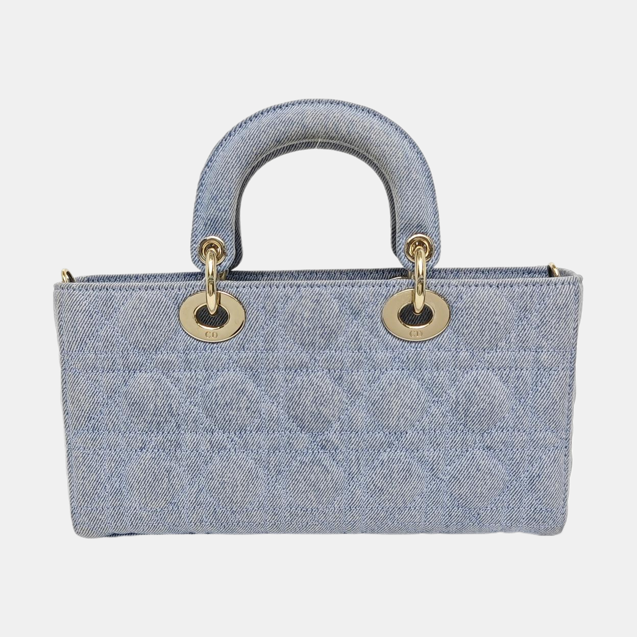 Lady D-Joy mediana Cannage azul denim