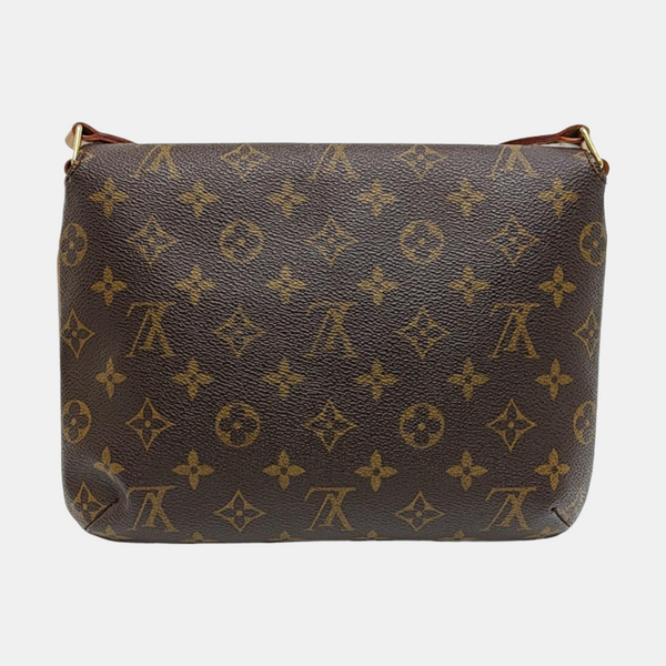 MUSETTE TANGO Monogram Coated Canvas Brown