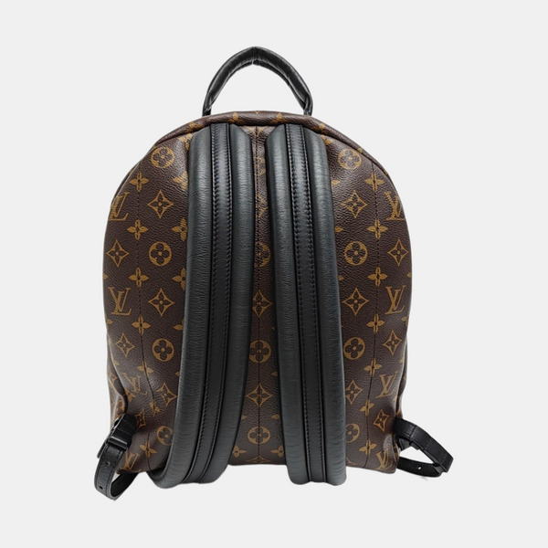 Monogram Coated Canvas Backpack Brown