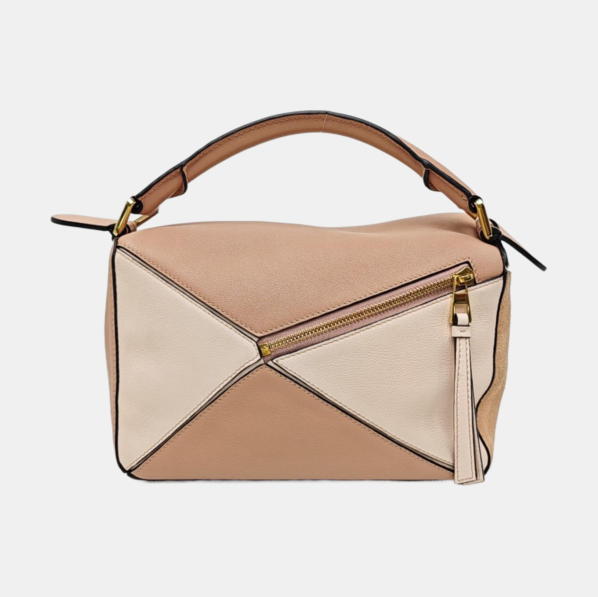 Puzzle Small Calfskin Beige