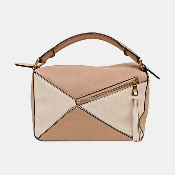 Puzzle Small Calfskin Beige