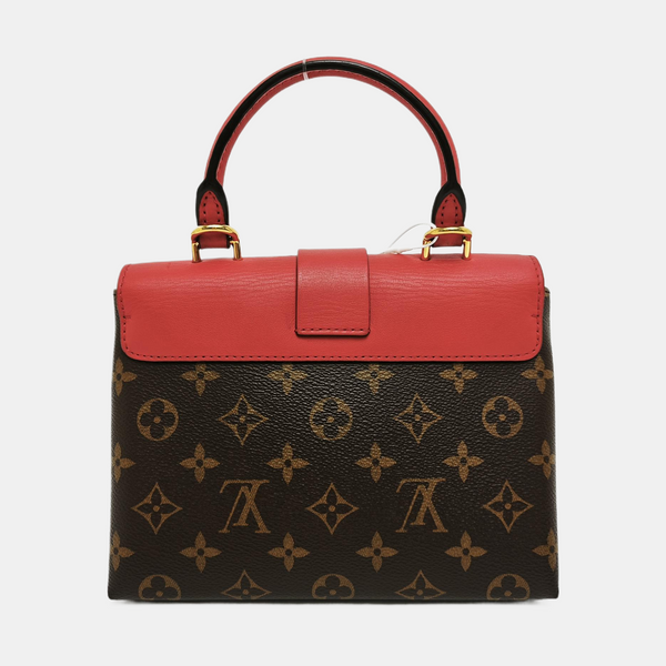LOCKY BB Monogram Coated Canvas Red