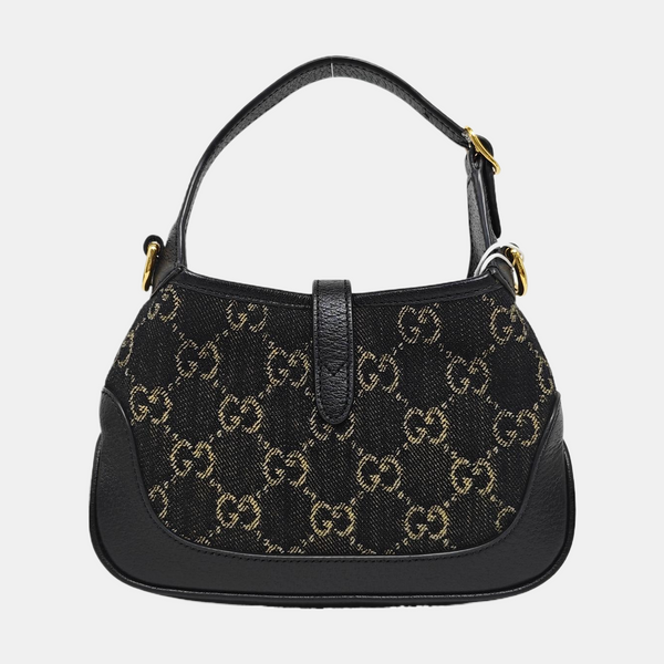 Jackie 1961 Mini Monogram Denim Black