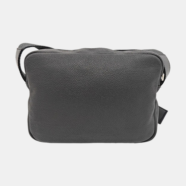 Calfskin Shoulder Bag Extra Small Gray