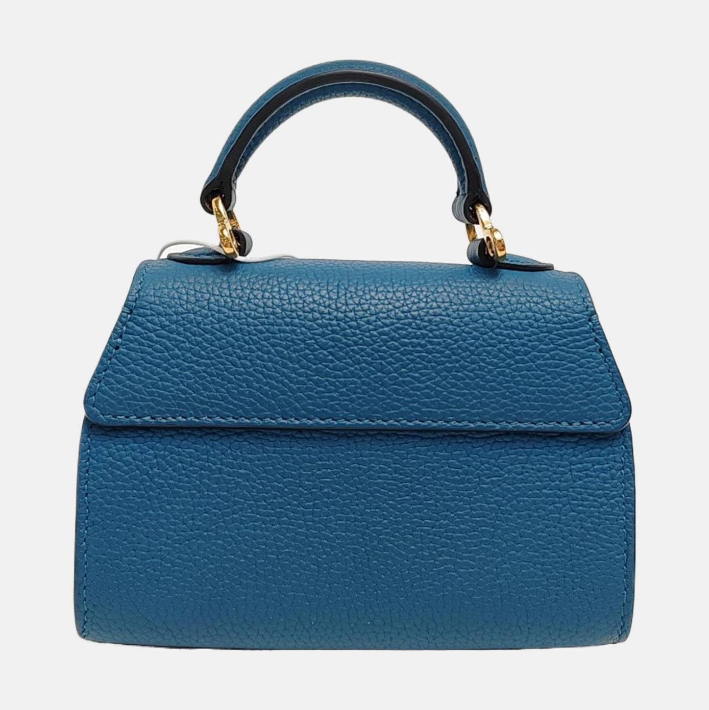 Calfskin Shoulder Bag Mini Blue