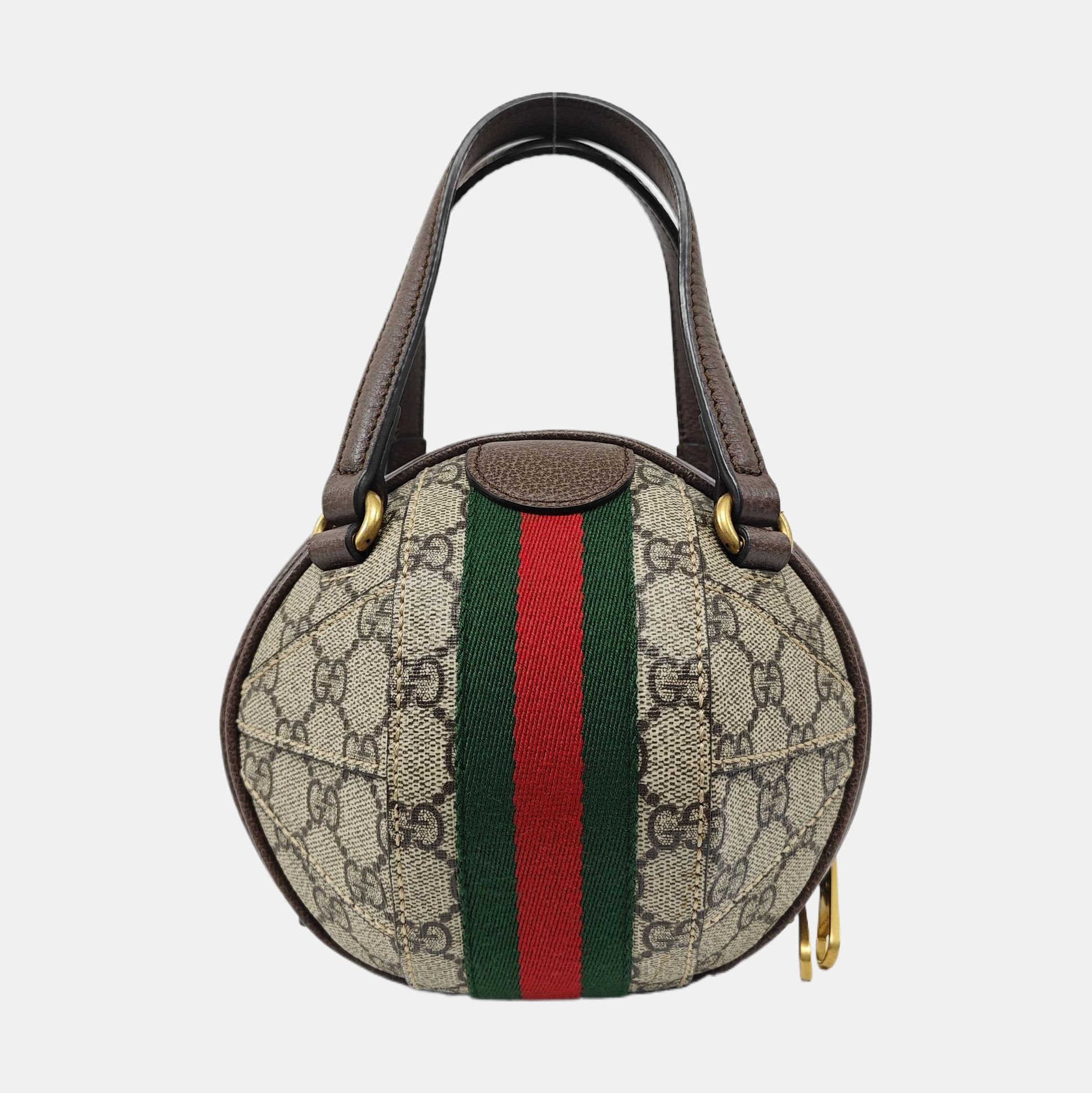Ophidia Mini Monogram Coated Canvas Beige