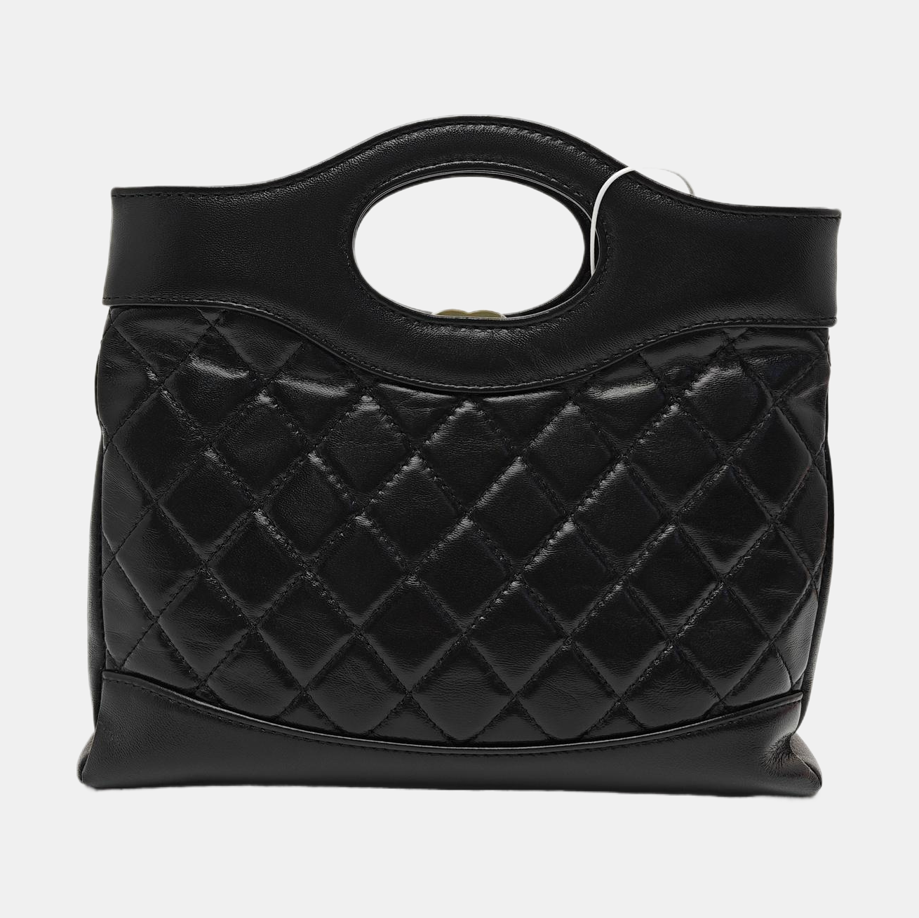 CHANEL 31 Mini Quilted Calfskin Black