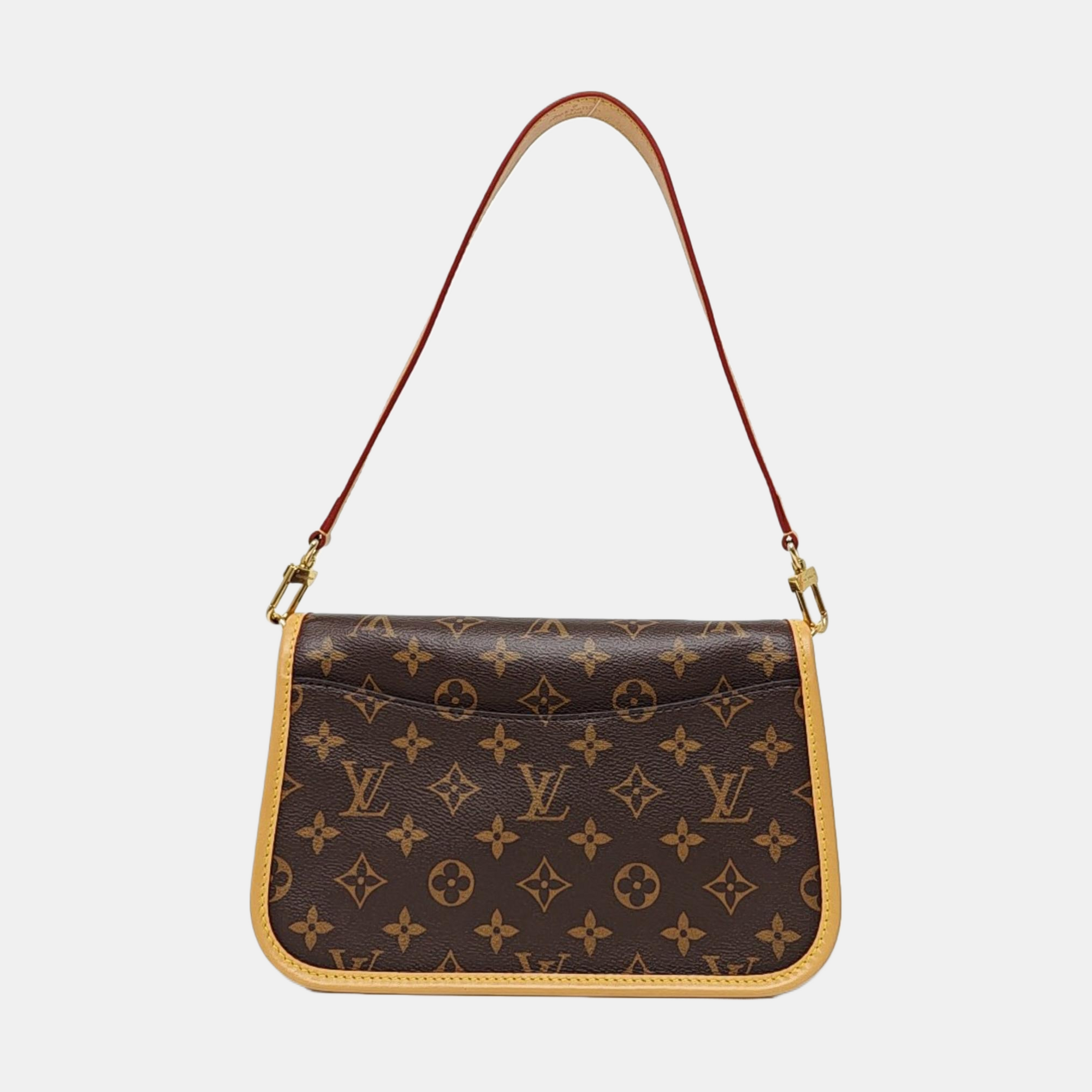 DIANE Monogram Coated Canvas Brown