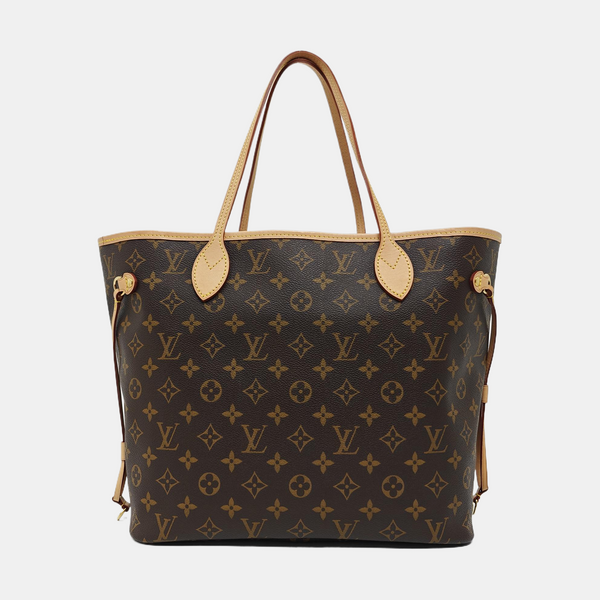 NEVERFULL MM Monogram Coated Canvas Brown