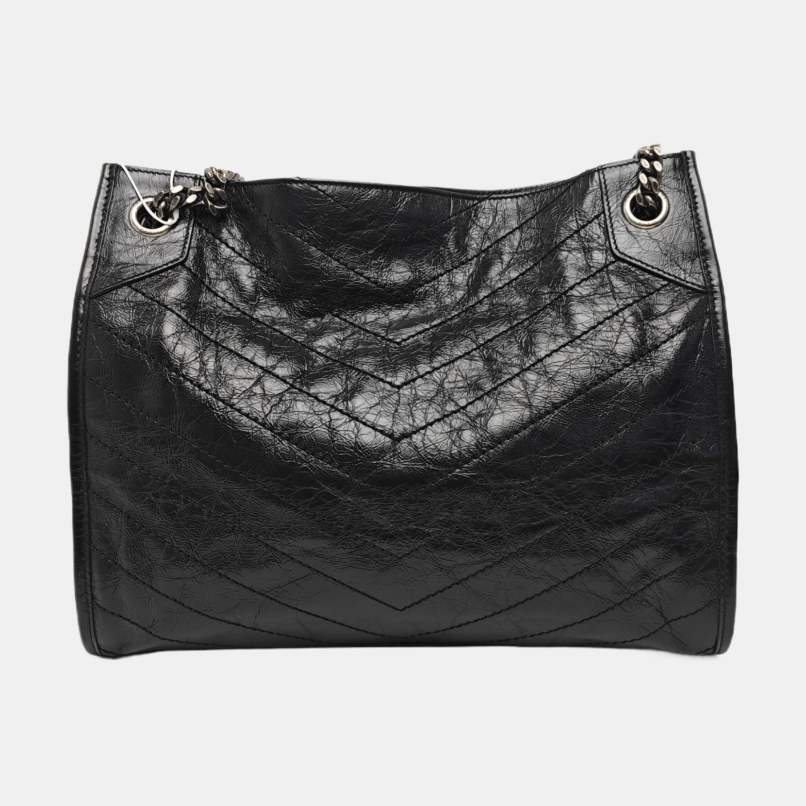 NIKI Medium Quilted Calfskin Black