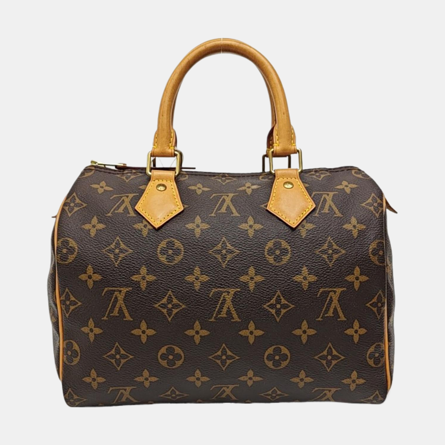 SPEEDY 25 Monogram Coated Canvas Brown