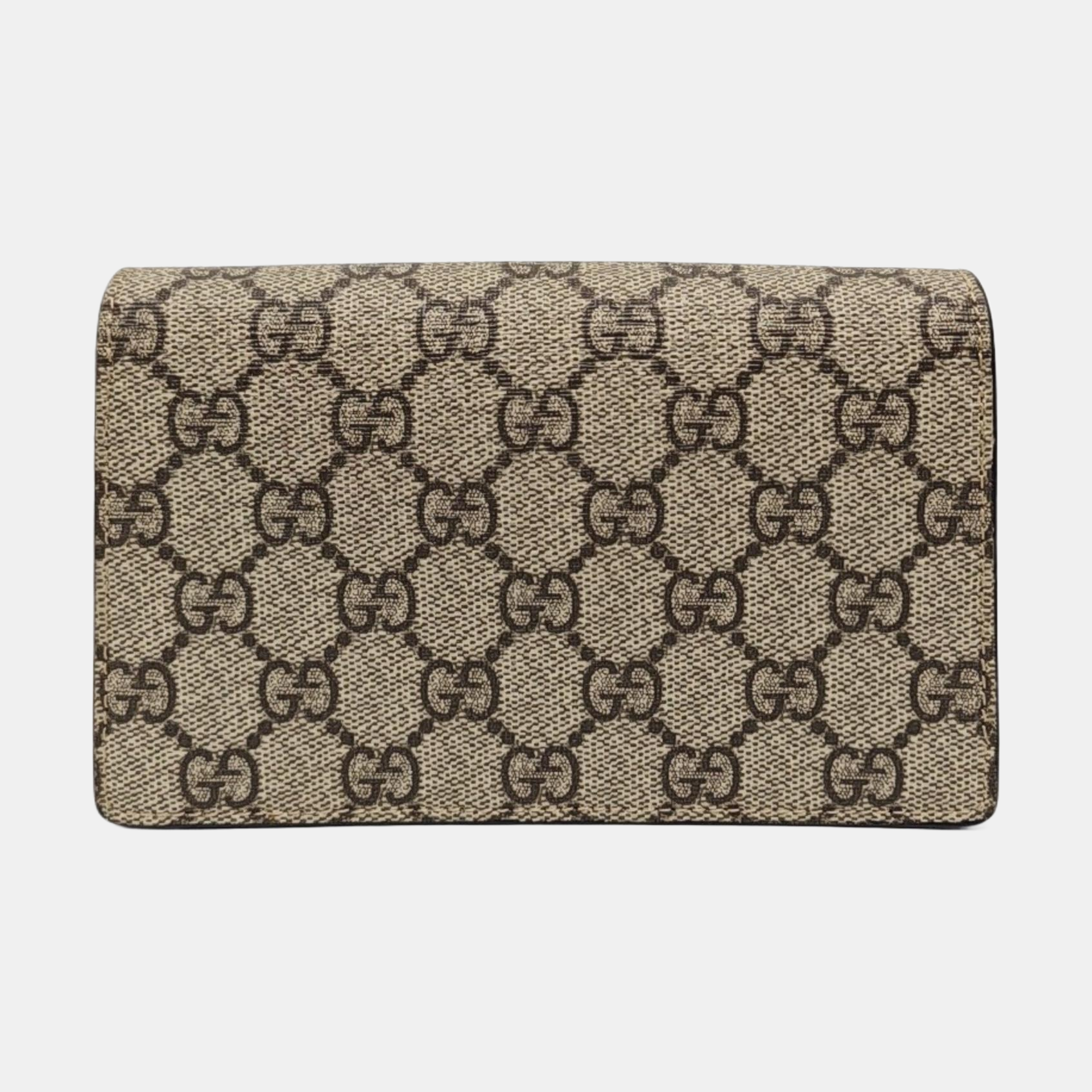 Dionysus Super Mini Monogram Coated Canvas Beige