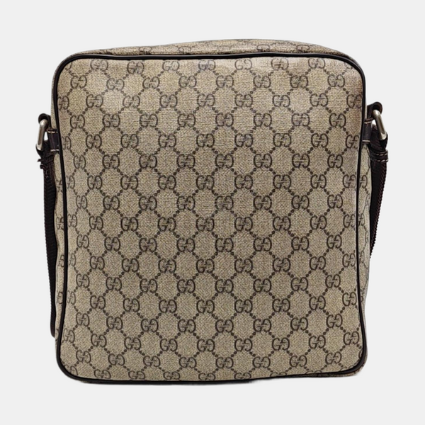 GG Supreme Monogram Coated Canvas Black