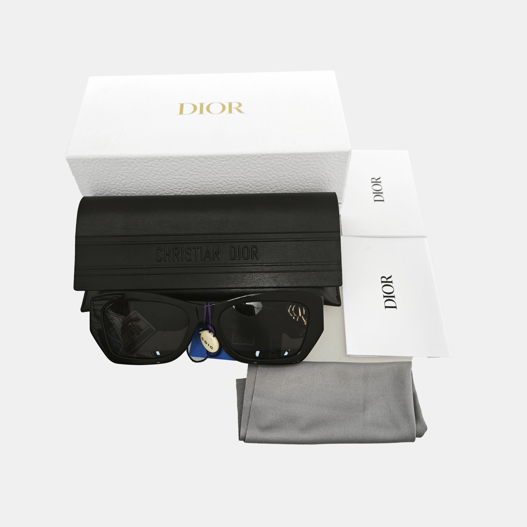 Synthetic Sunglasses Black
