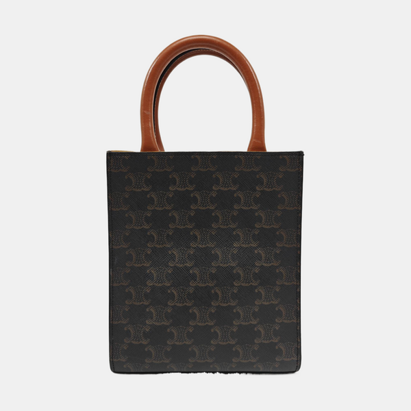 CABAS CELINE Mini Coated Canvas Brown