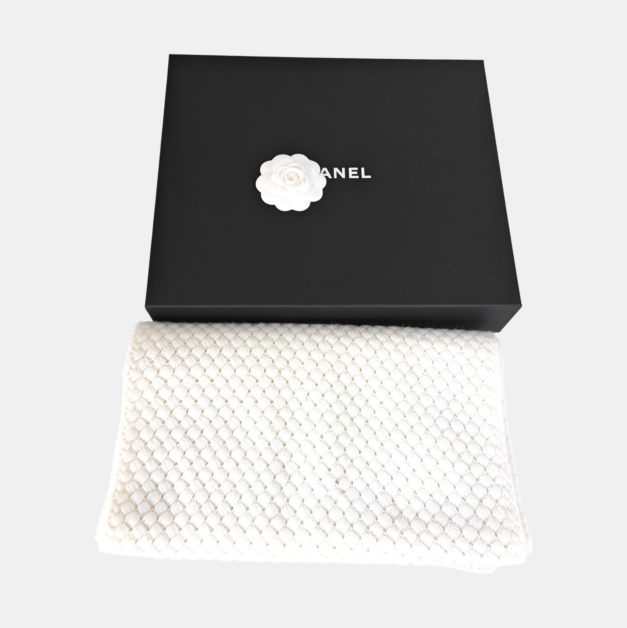 Cashmere Scarf White