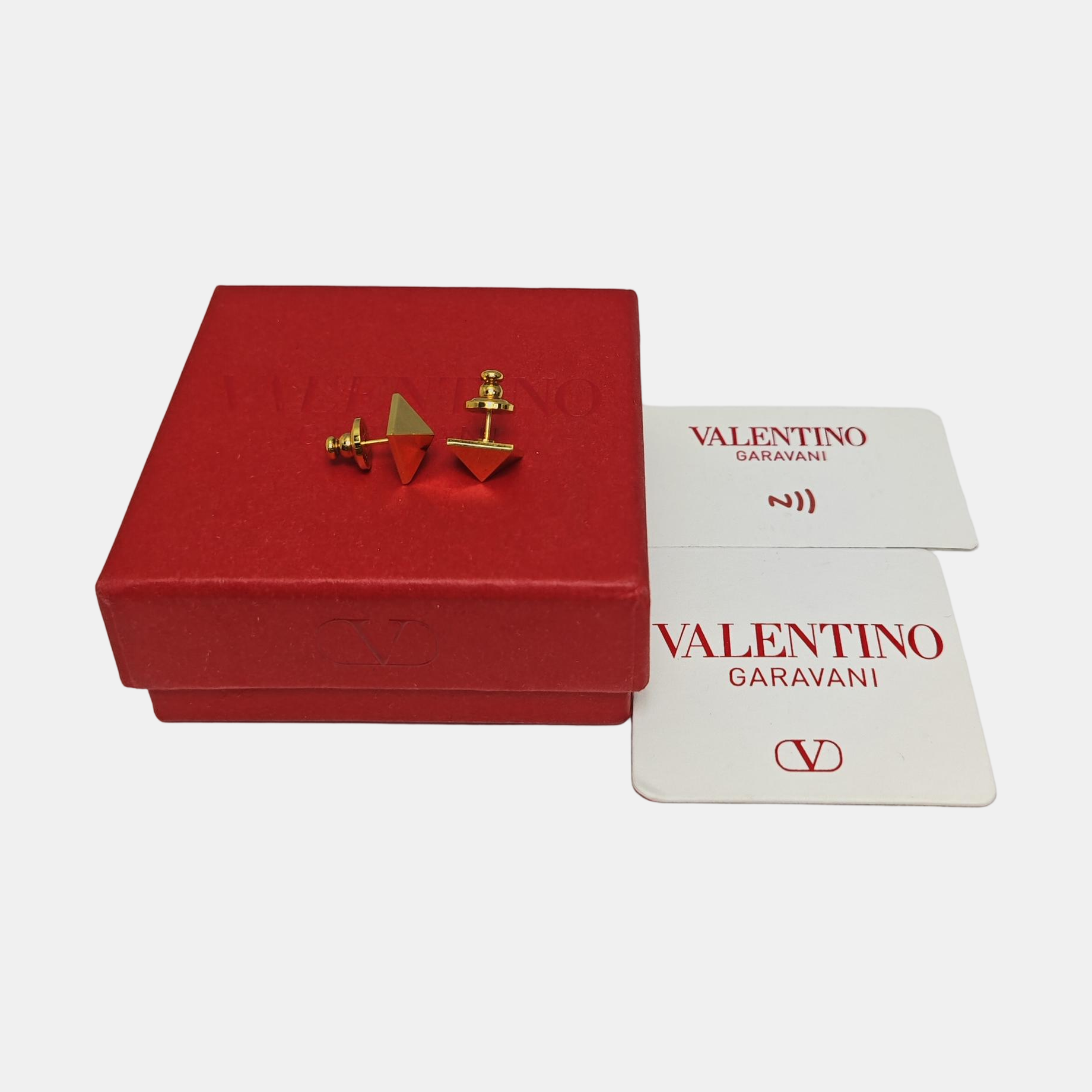 Metal Gold Stud Earrings