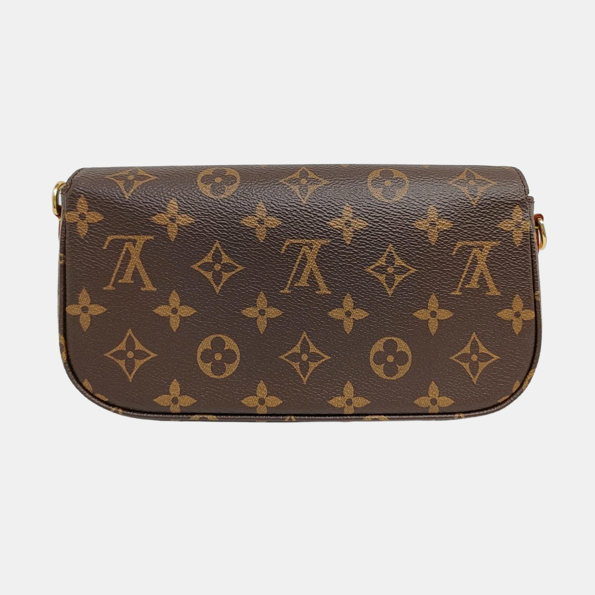 IVY Monogram Coated Canvas Brown