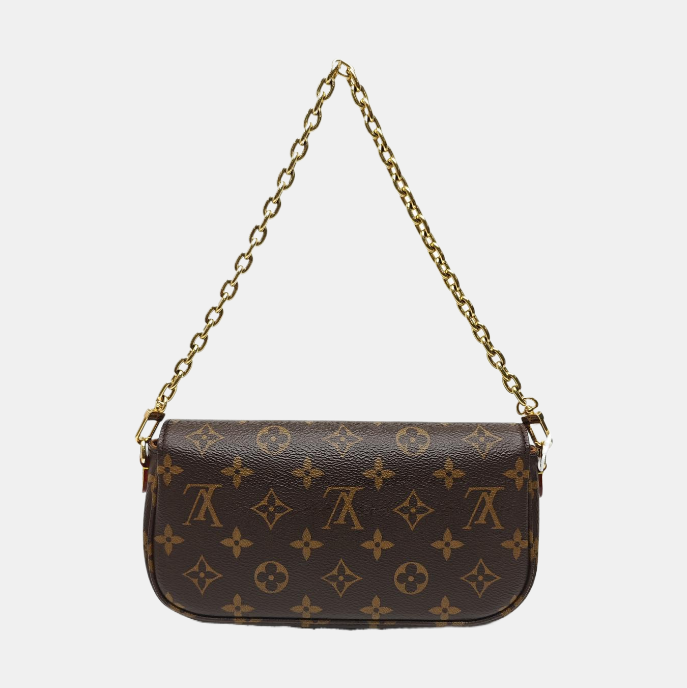 IVY Monogram Coated Canvas Brown