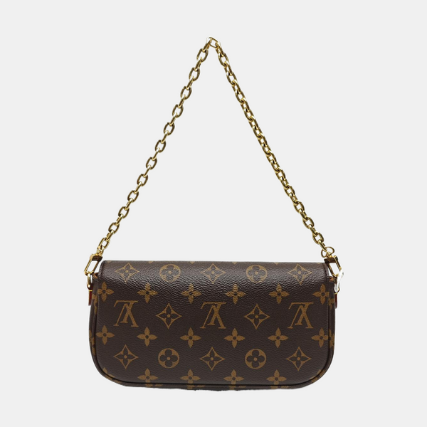 IVY Monogram Coated Canvas Brown